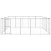 Outdoor Dog Kennel Galvanized Steel 390.7 ft²