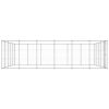 Outdoor Dog Kennel Galvanized Steel 390.7 ft²