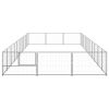 Dog Kennel Silver 322.9 ft² Steel