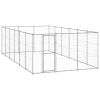 Outdoor Dog Kennel Galvanized Steel 234.4 ft²