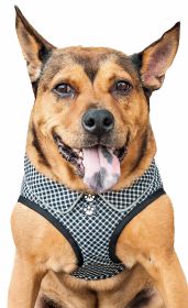 Pet Life 'Checkerwag' Checkered Buttoned Mesh Reversible And Breathable Adjustable Dog Harness (size: small)