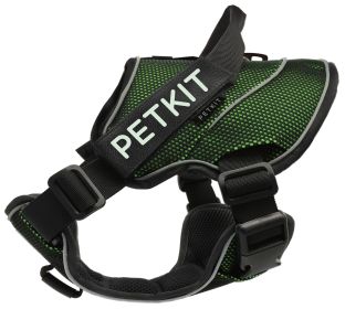 Petkit Air Quad-Connecting Adjustable Cushioned Chest Compression Dog Harness (Color: Grey)