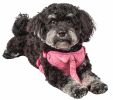 Pet Life 'Chichi Shaggy' Mesh Reversible And Breathable Adjustable Dog Harness W/ Shaggy Neck Tie